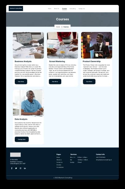 Professional Page